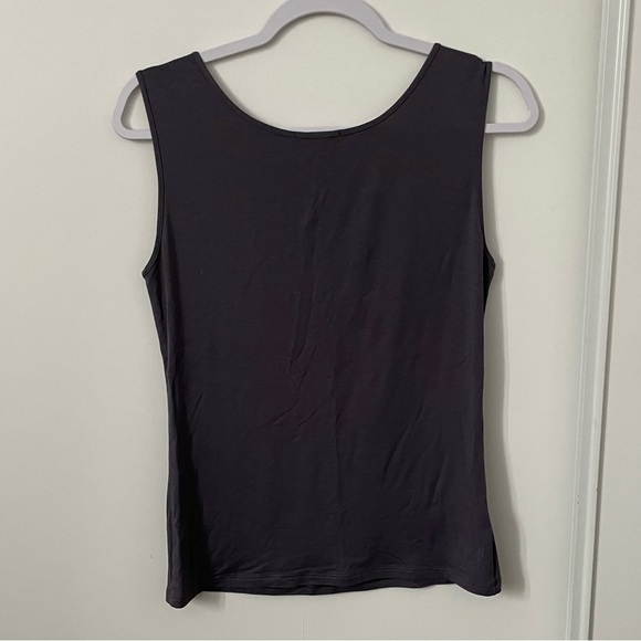 Coemi Dusty Gray Lace Tank Top - Picture 7 of 7